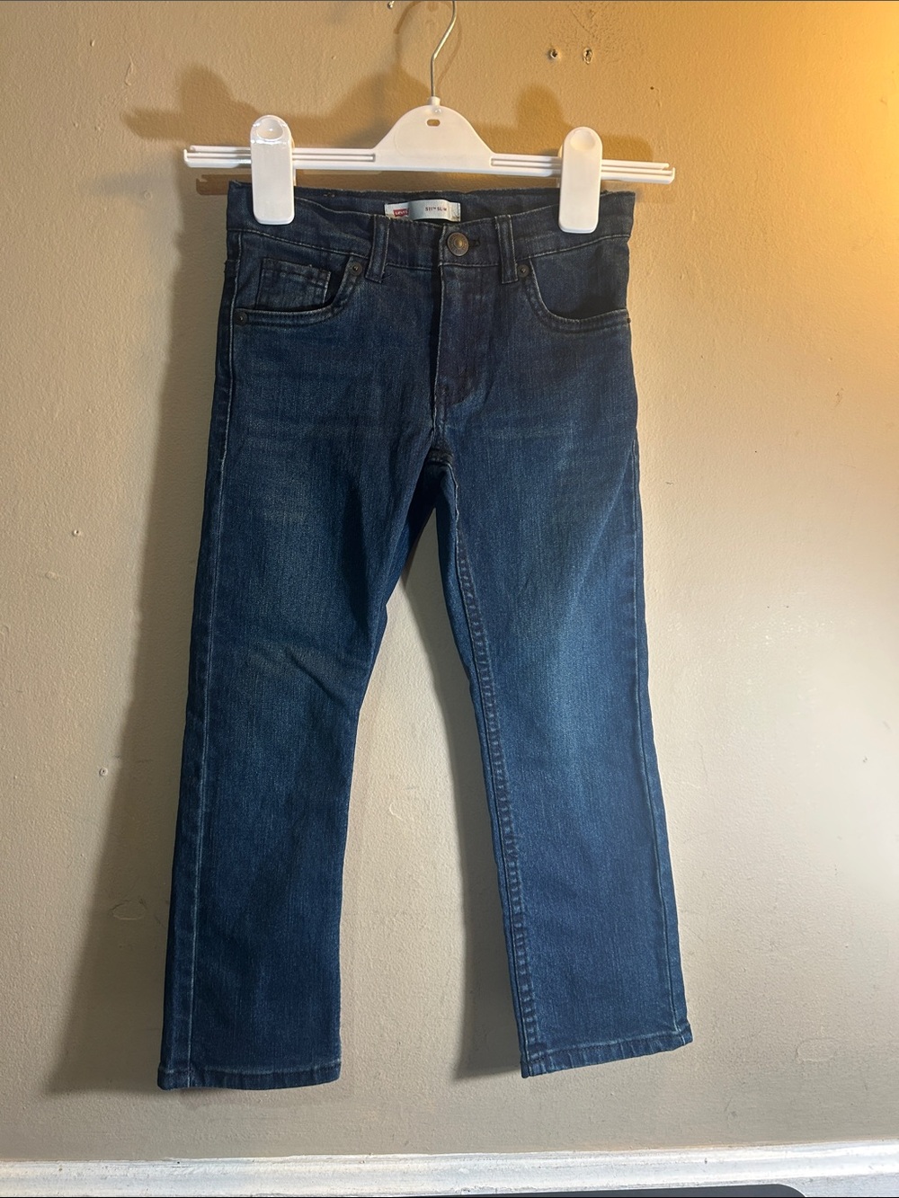 Levi Strauss 511 Slim Boys Blue Jeans Size 6 Regular